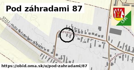 Pod záhradami 87, Obid