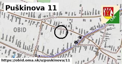 Puškinova 11, Obid