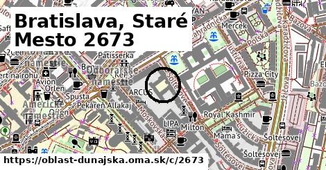Bratislava, Staré Mesto <span class="supisne">2673</span>