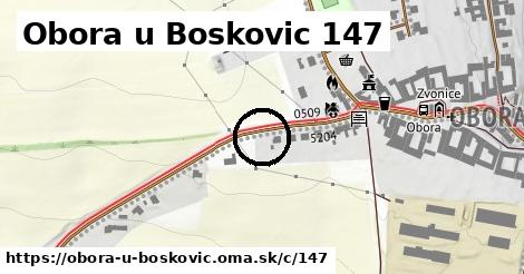 Obora u Boskovic <span class="supisne">147</span>
