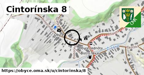 Cintorínska 8, Obyce