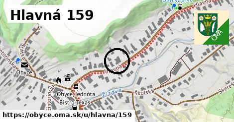 Hlavná 159, Obyce