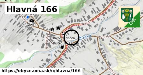 Hlavná 166, Obyce