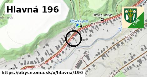 Hlavná 196, Obyce