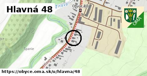 Hlavná 48, Obyce