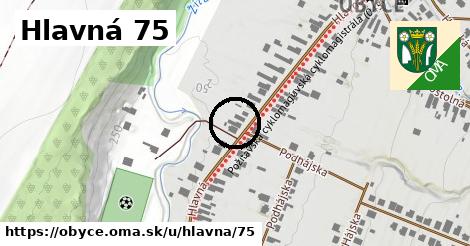 Hlavná 75, Obyce