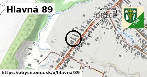 Hlavná 89, Obyce