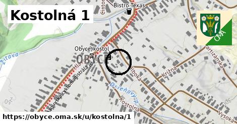 Kostolná 1, Obyce