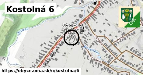 Kostolná 6, Obyce