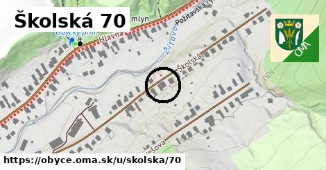 Školská 70, Obyce