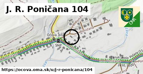 J. R. Poničana 104, Očová