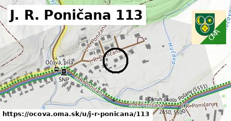 J. R. Poničana 113, Očová