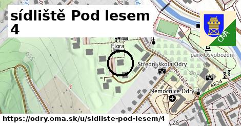 sídliště Pod lesem 4, Odry