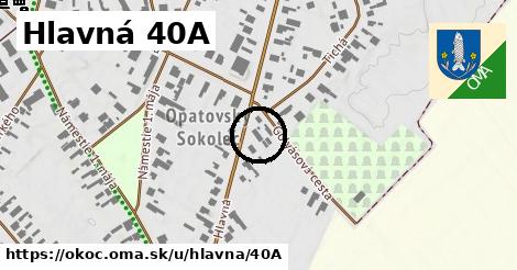 Hlavná 40A, Okoč