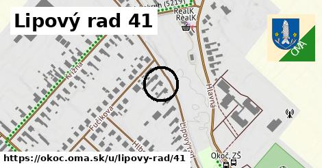 Lipový rad 41, Okoč