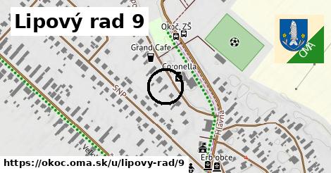 Lipový rad 9, Okoč