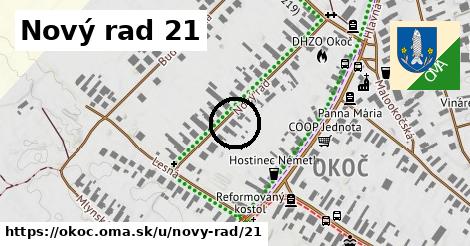 Nový rad 21, Okoč