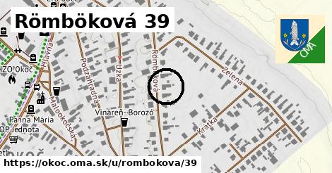 Römböková 39, Okoč