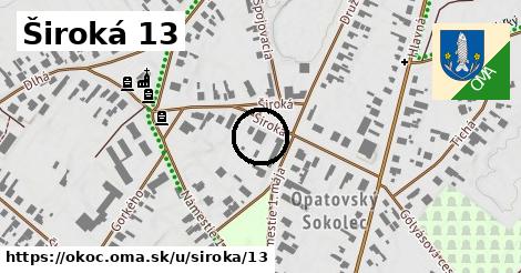 Široká 13, Okoč