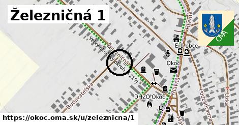 Železničná 1, Okoč