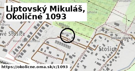 Liptovský Mikuláš, Okoličné <span class="supisne">1093</span>