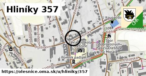 Hliníky 357, Olešnice