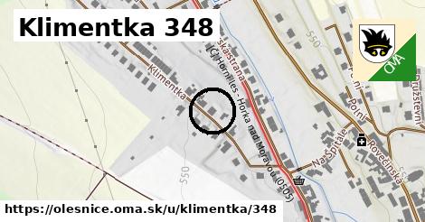 Klimentka 348, Olešnice