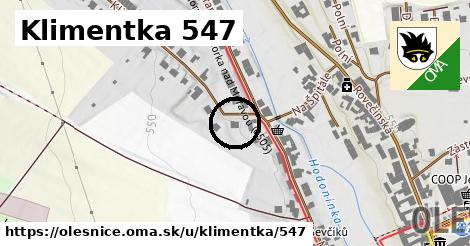 Klimentka 547, Olešnice