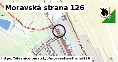 Moravská strana 126, Olešnice