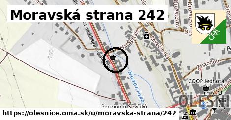 Moravská strana 242, Olešnice