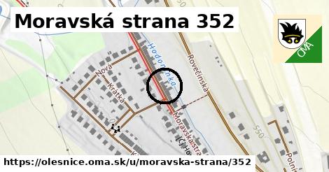 Moravská strana 352, Olešnice