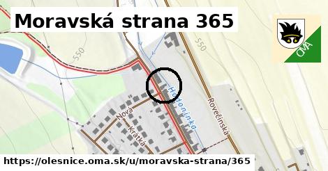 Moravská strana 365, Olešnice