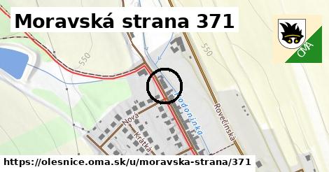 Moravská strana 371, Olešnice