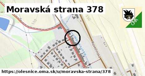 Moravská strana 378, Olešnice