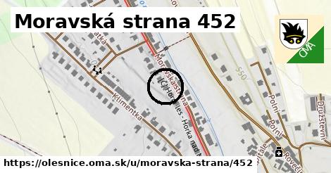 Moravská strana 452, Olešnice