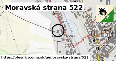 Moravská strana 522, Olešnice