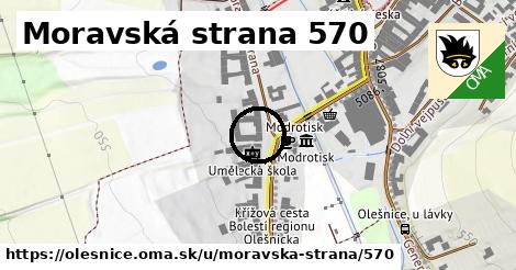 Moravská strana 570, Olešnice