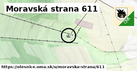 Moravská strana 611, Olešnice