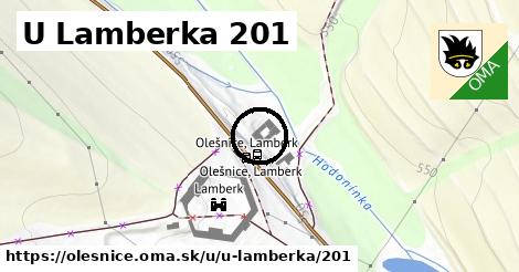 U Lamberka 201, Olešnice