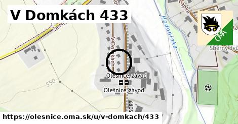 V Domkách 433, Olešnice