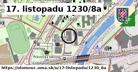 17. listopadu 1230/8a, Olomouc