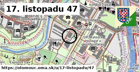 17. listopadu 47, Olomouc