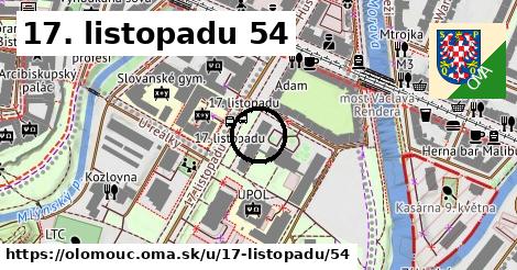 17. listopadu 54, Olomouc