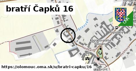 bratří Čapků 16, Olomouc