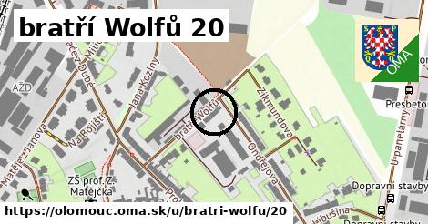 bratří Wolfů 20, Olomouc