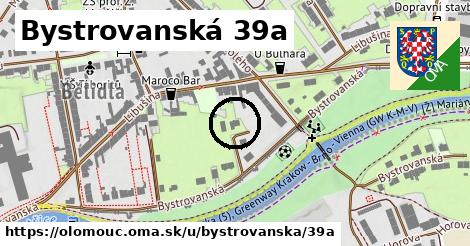 Bystrovanská 39a, Olomouc