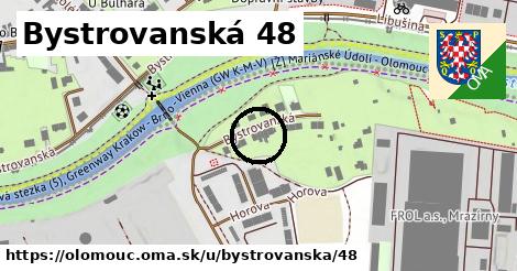 Bystrovanská 48, Olomouc