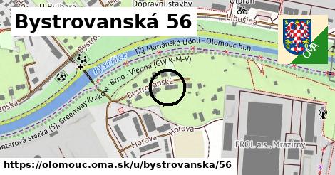 Bystrovanská 56, Olomouc