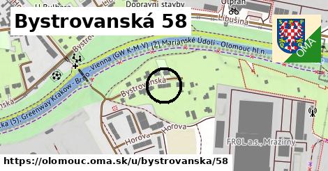 Bystrovanská 58, Olomouc