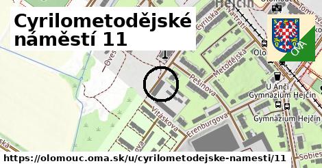 Cyrilometodějské náměstí 11, Olomouc